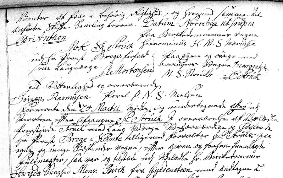 Eiler Struch - Skifte 1776, fol.98